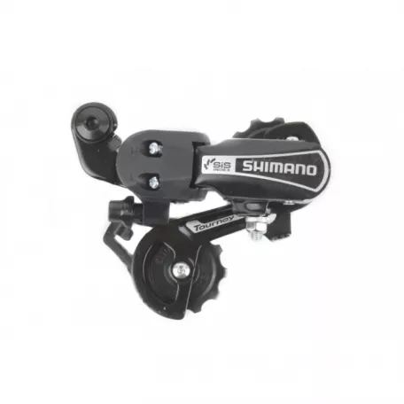 Переключатель задний Shimano Tourney, RD-TY21, SS, 6 ск, на болт, черный