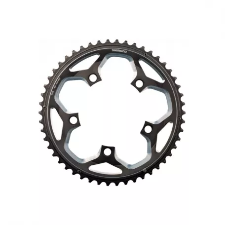 Звезда передняя Shimano FC-RS500, 46T-MJ, серебр. для 46-36T PCD 110мм