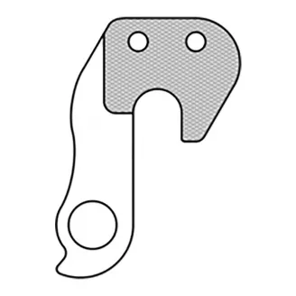 Дропаут D67 (GH-093, № 53, GW-7W), литой , винты