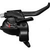 Манетка/тормозная ручка Shimano Tourney, TX800, 8 ск, черная, 2050 мм трос
