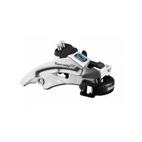 Переключатель передний Shimano Tourney, FD-TX800, 3x7/8 ск, 42-48T, ун. тяга, ун. хомут, L6