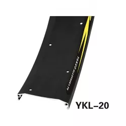 Обод 24" YKL-20 для FAT BIKE, 36H, 14G, двустенный, черный, AV, алюм.