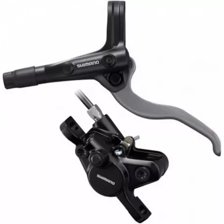 Тормоз диск. Shimano, MT401, BL(лев)/BR(пер), пласт. кол., 1000мм, цв. черн.