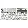 Комплект наклеек на велосипед BATAVUS (серебристый)