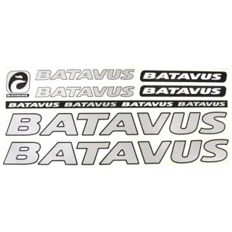Комплект наклеек на велосипед BATAVUS (серебристый)