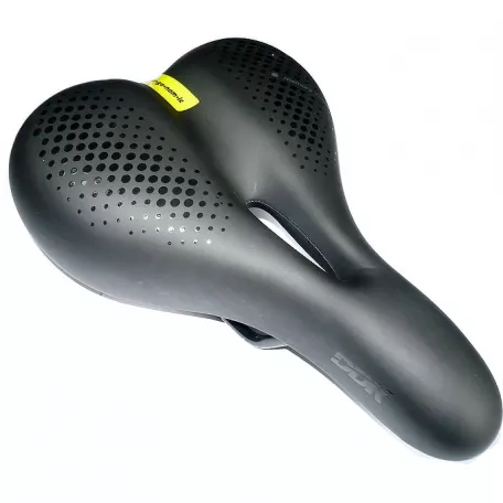 Седло DDK D392MF (чёрный, серый, жёлтый)