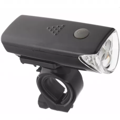 Фонарь передний, HaiWei HW160123A (XC-104A), 3 LED, цвет черный