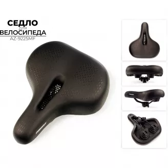 Седло SD-92AZ25MF, комфорт, 260x220 мм, чёрное