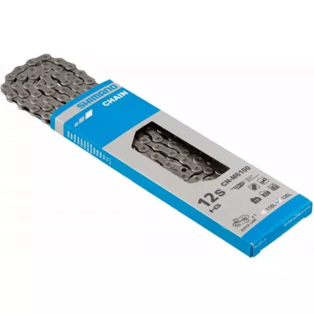Цепь 12 скоростей, Shimano Deore, M6100, 126 зв., с замком