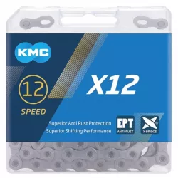 Цепь 12 скоростей, KMC Х12 EPT, 126 звеньев, с замком