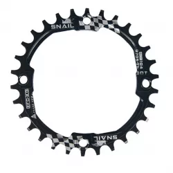 Звезда передняя AL Snail, Narrow Wide, 30T, 4 отв, 104 pcd, чёрная