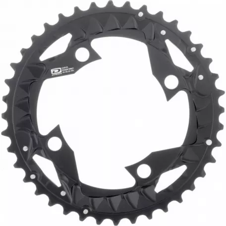 Звезда передняя Shimano Deore, для FC-M523, 40T, 4 отв, 96 bcd, 10 ск, чёрн.