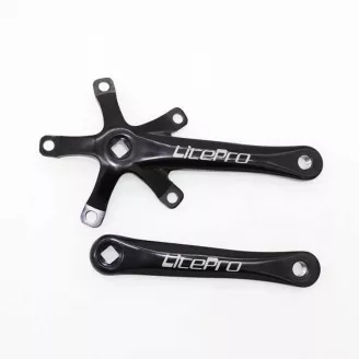 Шатуны LITE PRO BYA412, 5-лапка, без звезды, 170 мм, BCD 130 мм, чёрные