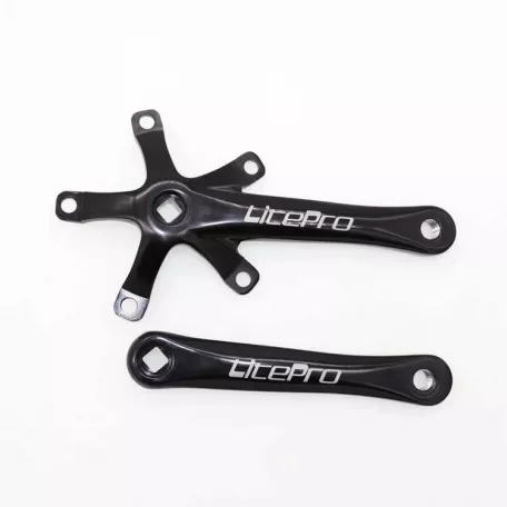 Шатуны LITE PRO BYA412, 5-лапка, без звезды, 170 мм, BCD 130 мм, чёрные