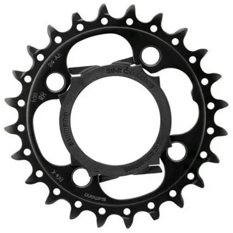 Звезда передняя Shimano Deore, для FC-M522, 24Т, 64 bcd, 24T-AE, черная