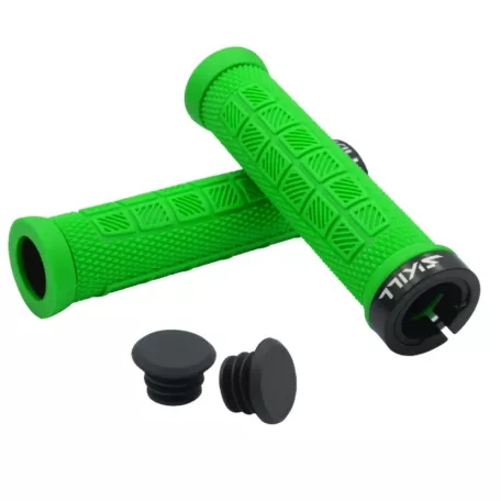 Грипсы SKILL TOWER 130мм, цвет зелёный