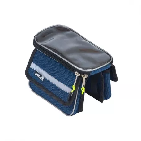 Сумка на раму ПиФОРМ (COURSE) для телефона и пр., цвет синий