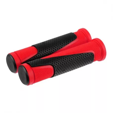 Грипсы Hualong HL-G305, длина 125 мм, цвет чёрный, красный