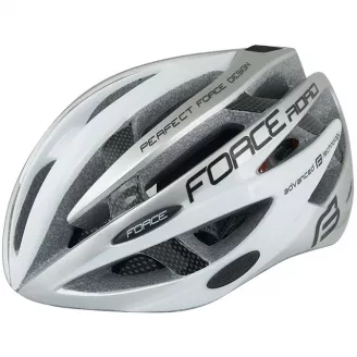 Шлем, FORCE ROAD, L - XL, цвет белый, серый