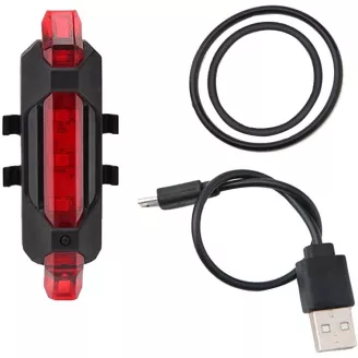 Фонарь задний AQY-093, USB, 50 Lm