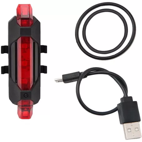 Фонарь задний AQY-093, USB, 50 Lm