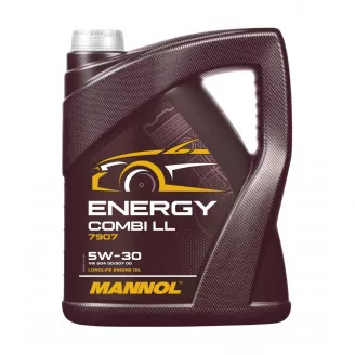 Масло моторное MANNOL Energy Combi LL 7907 5W-30 SN, 5л.