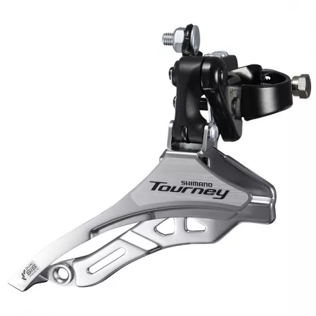 Переключатель передний Shimano Tourney, FD-TY300, 3x6/7 ск, 42T, вер. тяга, хомут 34, 9 мм