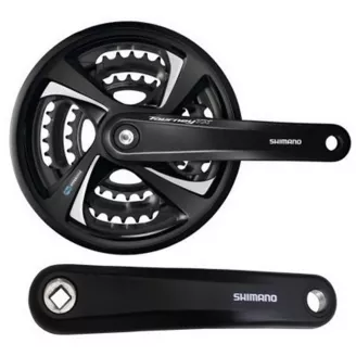 Система Shimano Tourney, TX801, 170мм, Кв, 42/32/22, черн.