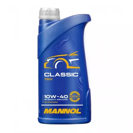 Масло моторное MANNOL Classic 7501 10W-40 SN / CH-4 ESTER, 1л.