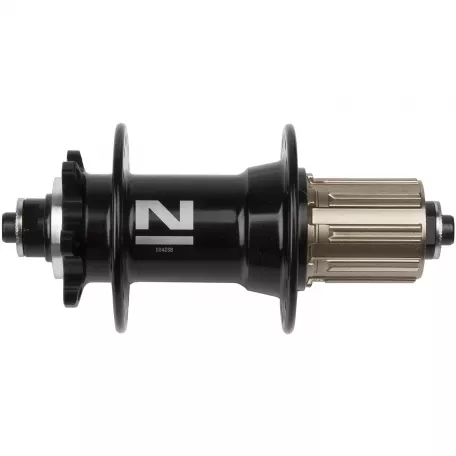 Втулка задняя NOVATEC, D042SB, Al, 32отв, 6 болтов, черная, без эксцентрика