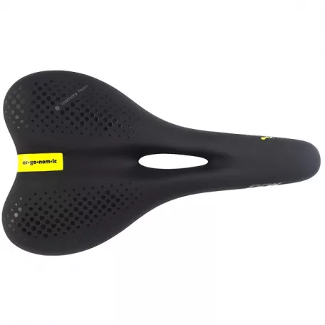 Седло DDK D390MF (чёрный, синий) MTB, TREKKING