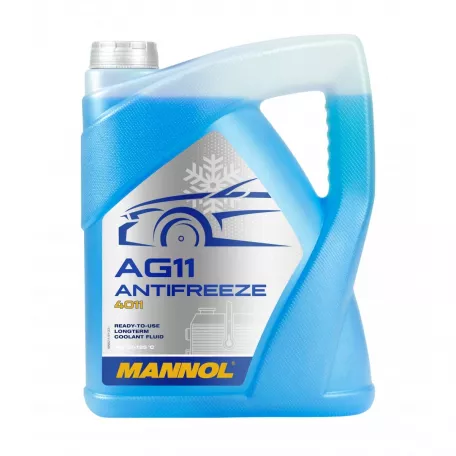 Антифриз MANNOL, AG11-40 синий, 5л.