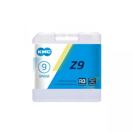 Цепь 9 скоростей, KMC Z9 RB, 116 звеньев, с замком