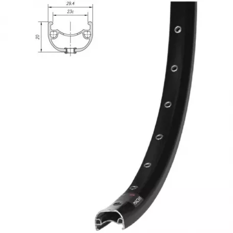 Обод Mach1 910, 27, 5", 584х23С (ERD 559), 32H, FV, пист., disc, TLR, черный