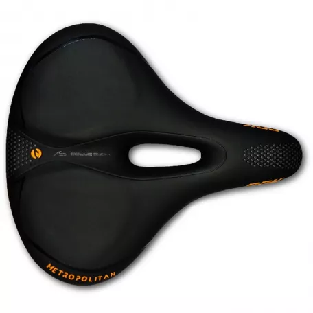 Седло DDK 347SDG (чёрный, оранжевый, серый)