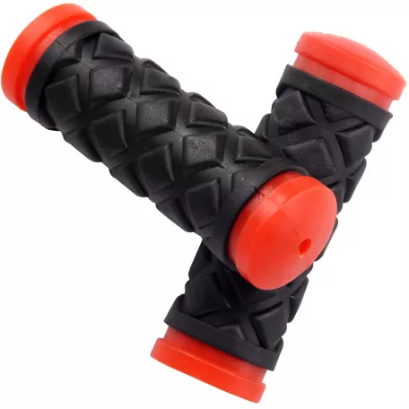 Грипсы Hualong HL-G73, длина 90 мм, цвет черный, красный