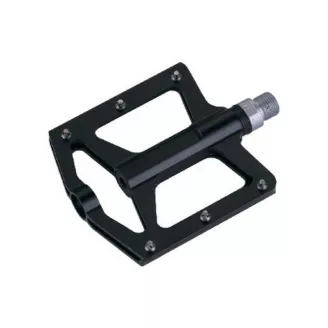Педали KW-P708, ось 9/16", Al., 3 прома, черные