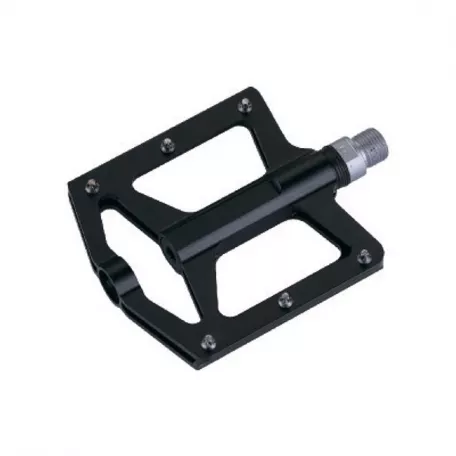 Педали KW-P708, ось 9/16", Al., 3 прома, черные