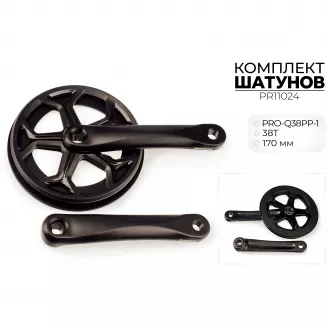 Шатуны PROWHEEL PRO-Q38PP-1, 38T, 170 мм