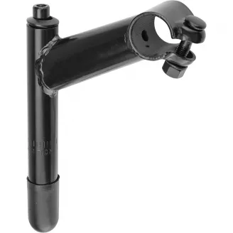 Вынос внутр. нерегул. 1" 80/100мм д/руля 25, 4мм сталь, черн