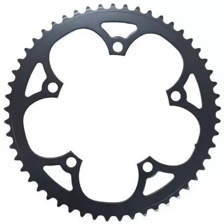 Звезда передняя 53Т, PCD 130 мм, черная, сталь