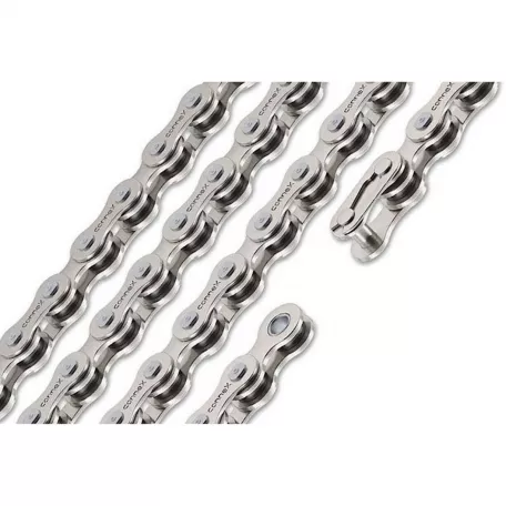 Цепь 1 скорость, CONNEX, 1E8, для электровел-в, 1/2"x1/8", 124 звена, с замком