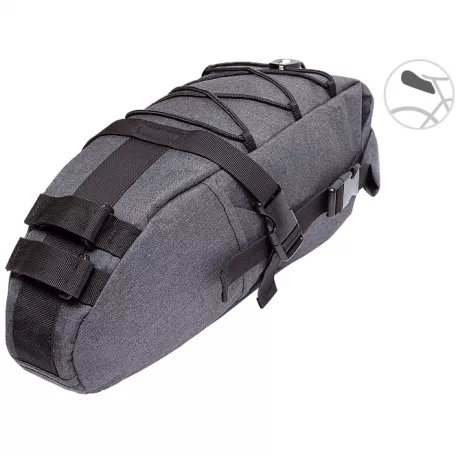 Сумка под седло CAANBAG, цвет темно-серый