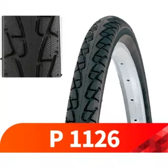 Покрышка 24" x 1 3/8 (37-540) P1126, черная, Wanda