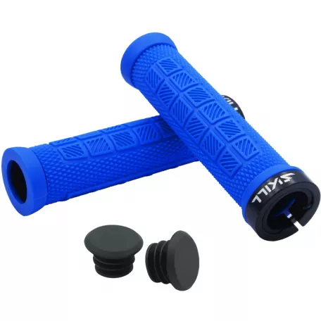 Грипсы SKILL TOWER 130мм, цвет синий