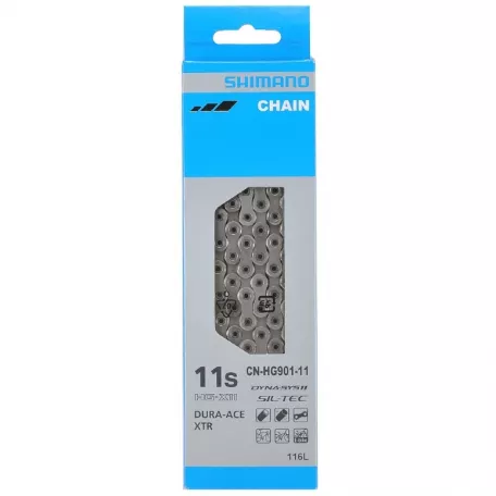Цепь для велосипеда 11 скоростей, Shimano XTR CN-HG901, 116 звеньев, без замка