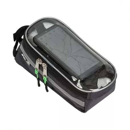 Сумка на раму Мастер (Course), для телефона, увеличенная, цвет серый