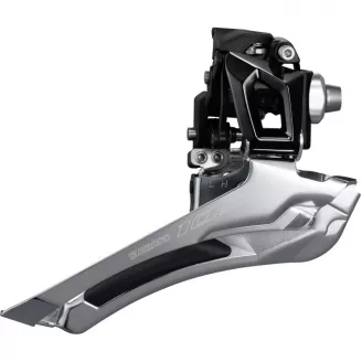 Переключатель передний Shimano 105, R7000, 2x11 ск, 50-53T, ниж. тяга, на упор, черн.