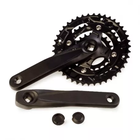 Шатуны SMWY, SM-J310-170BK, 22/32/42, Al, 3x10sp, чёрн. 170 мм