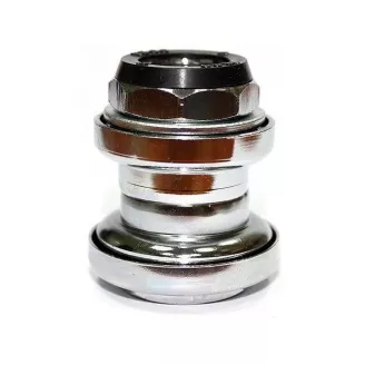Рулевая ЕС30/25.4-24tpi | EC30/27 ; NECO H831-S (1", неинт., резьб., шарики, сталь, сереб.)